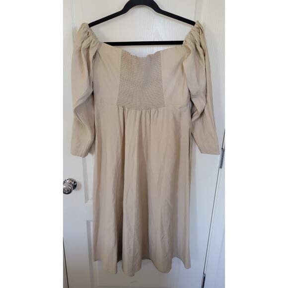 Women's A.L.C. Calley Off-The-Shoulder Midi Dress - Picture 5 of 7